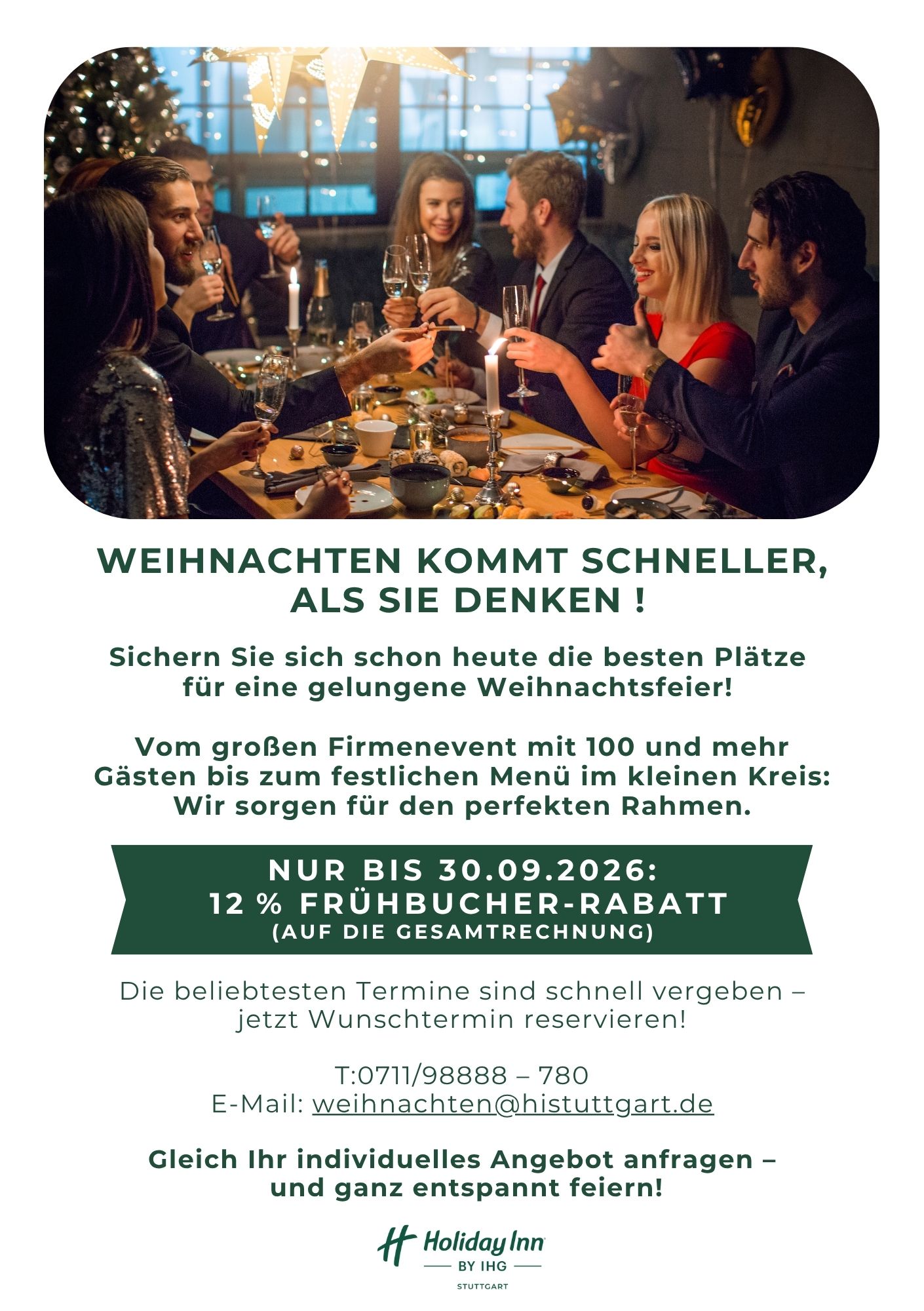 Weihnachten kommt schnelle als Sie denken! 